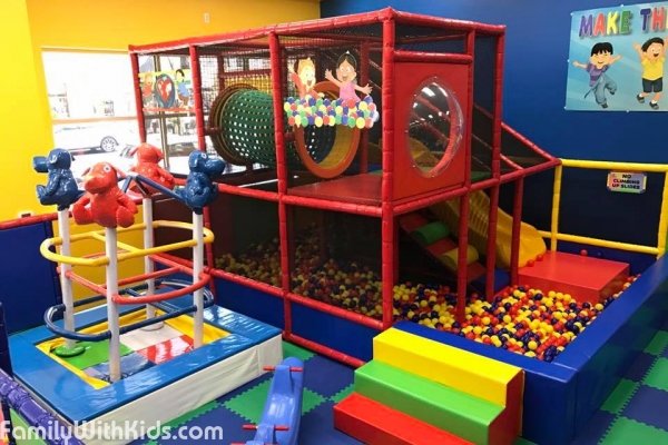 Luv 2 Play Leesburg, детская игровая площадка, кафе, Лизбург, Вашингтон, США