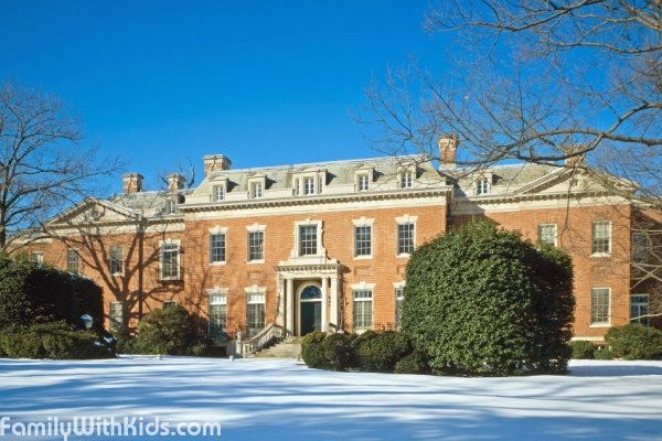 The Dumbarton Oaks mansion in Washington, D.C., USA