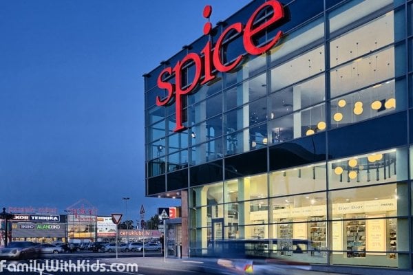 ТРК "Спайс", Spice, торговый центр в Риге, Латвия