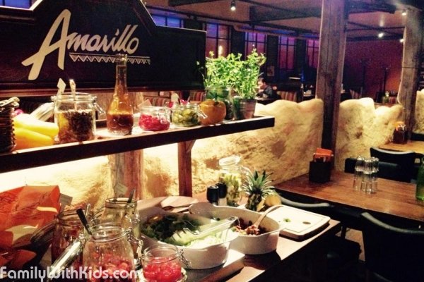 Amarillo, "Амарилло", мексиканский ресторан с детским меню в Хельсинки, Финляндия