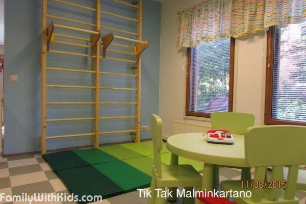 Tik Tak, "Тик Так", частный детский сад с занятиями на русском языке в Malminkartano, Хельсинки, Финляндия