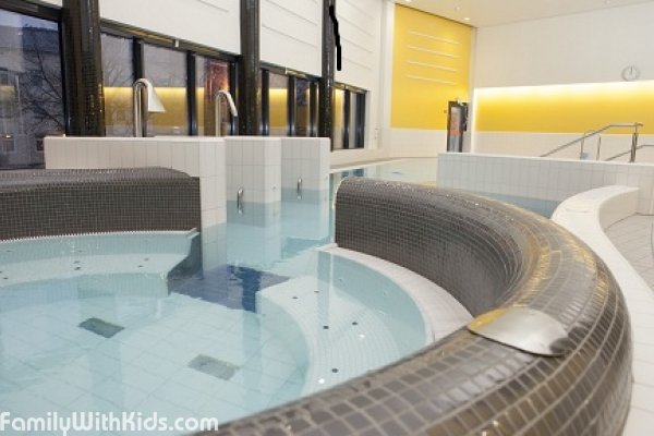 The Linnoitus Indoor Swimming Pool in the center of Hamina, Southeastern Finland