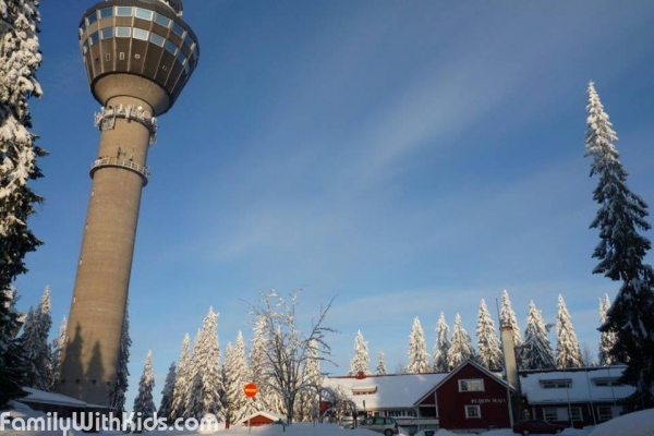 "Пуйо", Puijon Torni & Maja, смотровая башня, гостиница и рестораны в Куопио, Финляндия