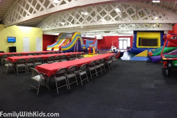 Kids N Shape, спортивно-игровой зал для детей, Нью-Йорк, США