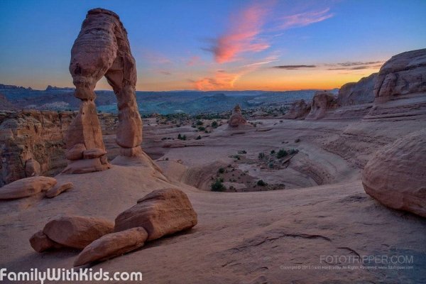 Arches National Park in the state of Utah, USA
