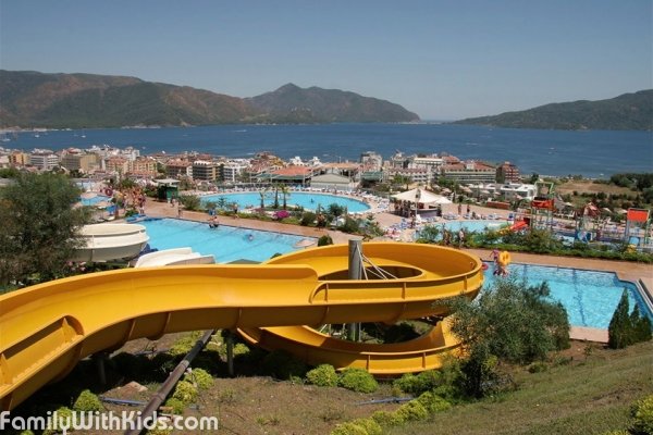 The Aqua Dream Waterpark in Marmaris, Turkey