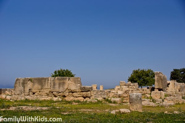 The Paleo Paphos Museum & Sanctuary of Aphrodite in Kouklia, Paphos, Cyprus