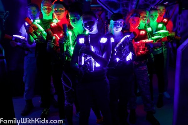 Megazone Lahti, laser tag arena for kids and parents at the Energiahalli Centre, Lahti, Finland