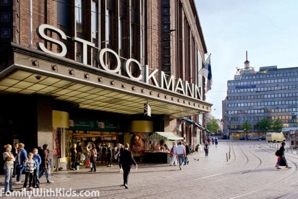 Stockmann, "Стокманн", универмаг в центре Хельсинки, Финляндия