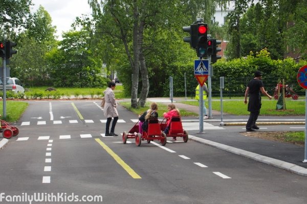 Парк дорожного движения для детей в Коуволе, Финляндия