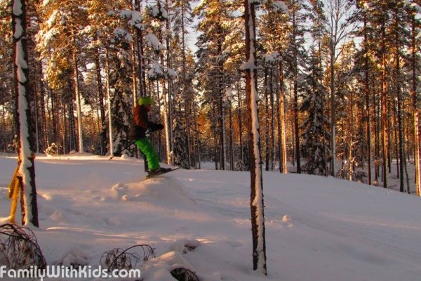 "Ями", Jamin Janne, горнолыжные склоны, зимний курорт в Ямиярви, Финляндия