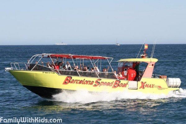 Barcelona Speed Boat, water tours in Barcelona, Spain