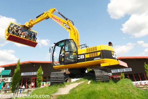The Diggerland Kent theme park in Strood, UK