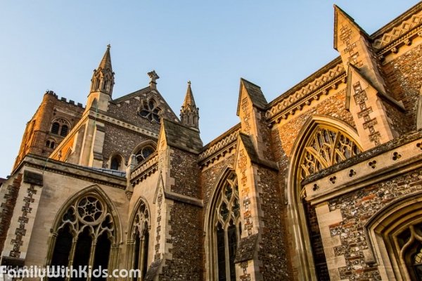 The Cathedral and Abby Church of Saint Alban in Hertfordshire, UK 