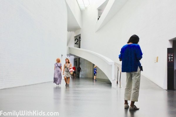 Kiasma, Finnish National Gallery, museum of modern art in the center of Helsinki, capital of Finland