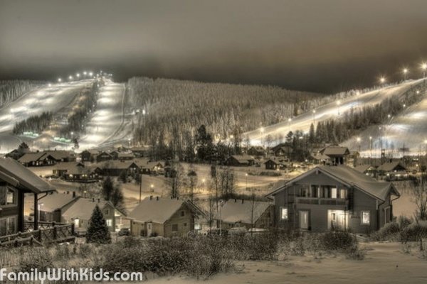 Himos ski resort in central Finland