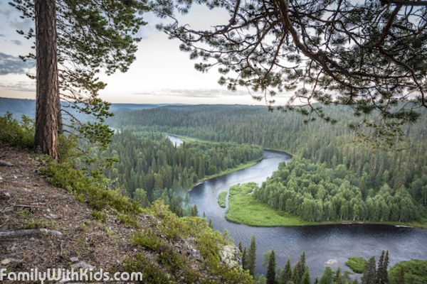 The Oulanka National Park, near the Ruka Skiing Resort, Kuusamo, Northern Finland