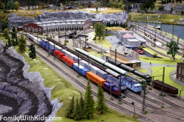 "Королевство железных дорог", Království železnic, интерактивная модель железной дороги в Праге, Чехия