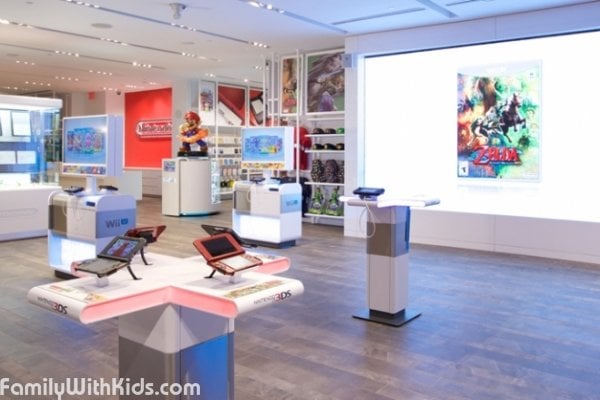 "Нинтендо", магазин Nintendo NY в Рокфеллер центре в Нью-Йорке, США