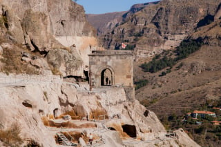 Images of Vardzia, a Cave City in the Samtskhe-Javakheti Region of Georgia