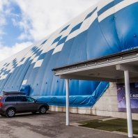 "Авиаспорт Арена", Aviasport Areena, крытый спортивный стадион в Иматре, Финляндия