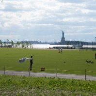 The Governors Island, the National Historic Landmark District, the Hills Park, a recreation, arts and culture zone, NYC, New York, USA