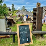 Rosala Viking Center, museum and visitor center on a island in the Archipelago Sea, Finland