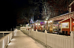 Ravintola Trappi, family-friendly restaurant with seaside courtyard in old-town Naantali, Finland