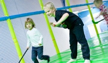 Climbing, slides and bounce castles at the HopLop in Pori