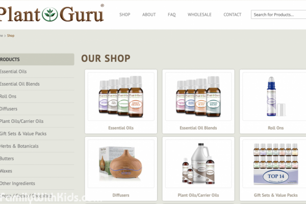 The Plant Guru, an online shop for organic products: oils, butters, soaps, natural oils, waxes, delivery in the USA