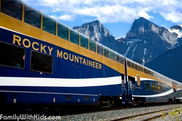 Rocky Mountaneer, tourist train routs in Western Canada