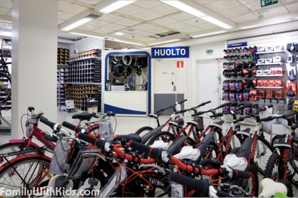 Intersport Kotka Jumalniemi, skis, bikes, clothes for kids and adults, sporting goods shop in Southeastern Finland