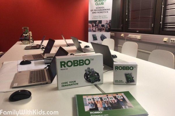Robbo Club Espoo, "Роббо Клуб", робототехника для детей 5-15 лет, Эспоо, Финляндия