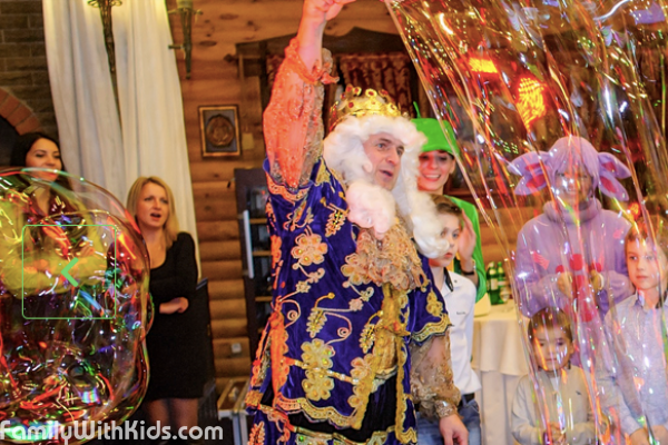 "Шоу мыльных пузырей", организация детских праздников, шоу мыльных пузырей, Киев
