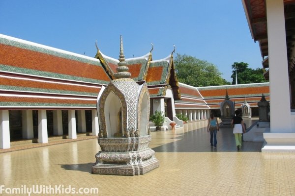 The Wat Phu Khao Thong Temple in Bangkok, Thailand