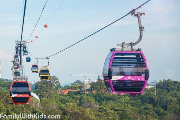 Канатная дорога до Сентозы, Sentosa Cable Car в Сингапуре