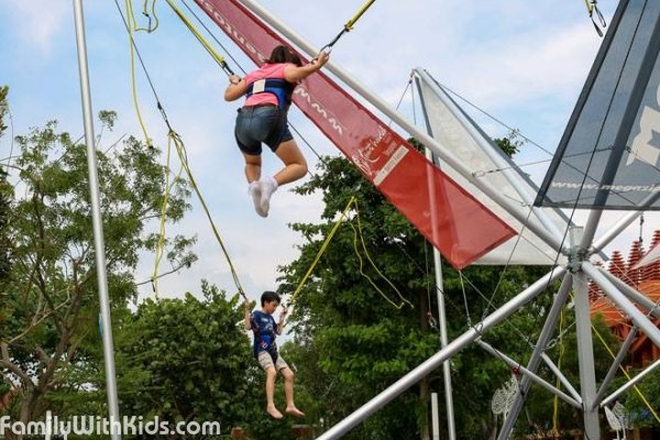 MegaZip Adventure Park, парк приключений, веревочный городок в Сентозе, Сингапур