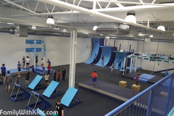 Windy City Ninjas, спортивный центр по развитию физических возможностей ребенка, полоса препятствий для детей с 2 лет, Чикаго, США