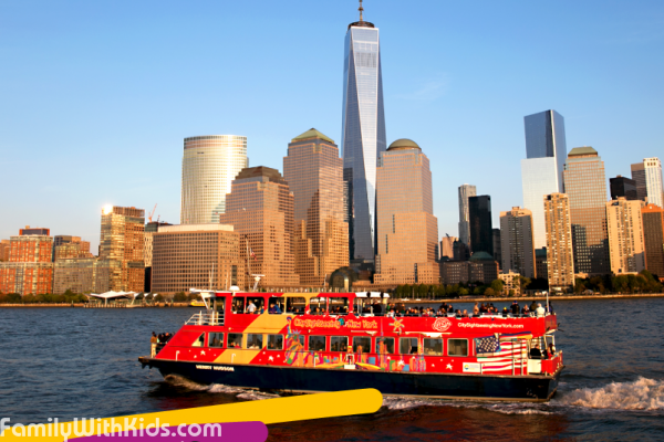 City Sightseeing, обзорные экскурсии по Нью-Йорку на двухэтажных автобусах, США 