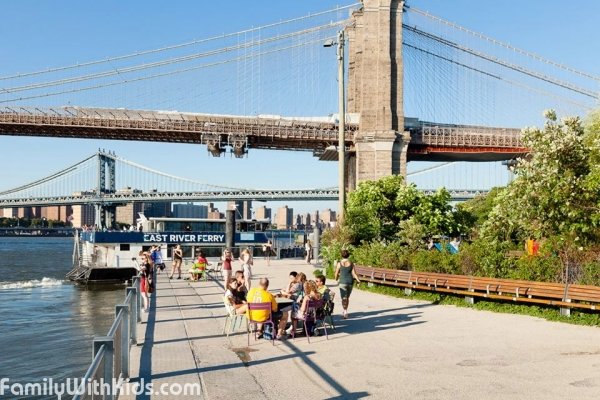 The Brooklyn Bridge Park in New York, USA