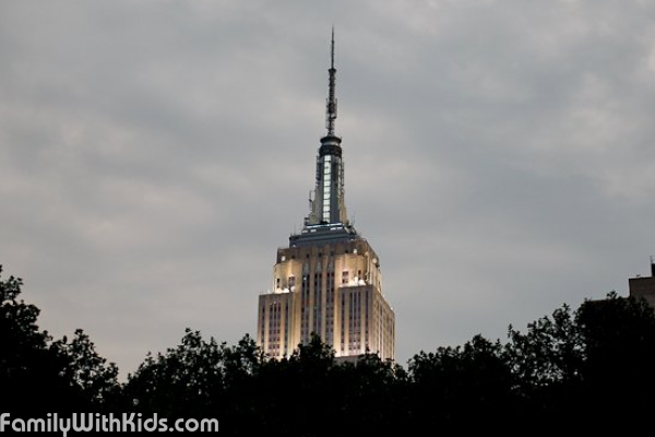Empire State Building, смотровая площадка небоскреба Эмпайр Стейт Билдинг, Нью-Йорк