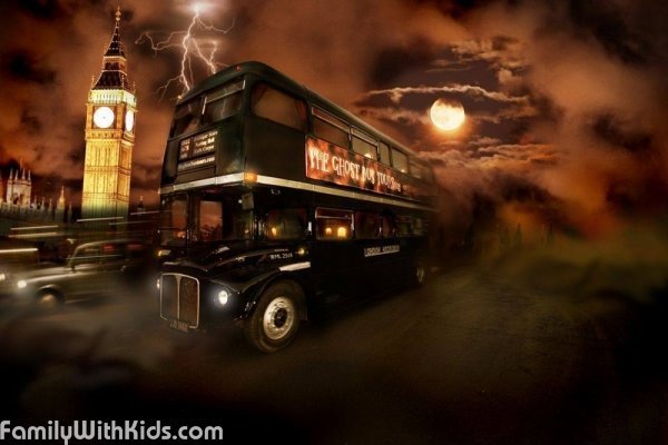 The Ghost Bus Tours, comedy horror excursions in London, Great Britain  