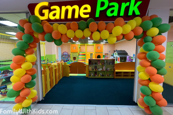 Game Park в ТРЦ "Аладдин", развлекательный центр, игровая комната для детей от 6 месяцев до 10 лет, Киев