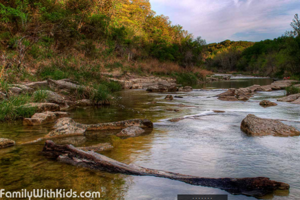 The Dinosaur Valley State Park in Texas, USA