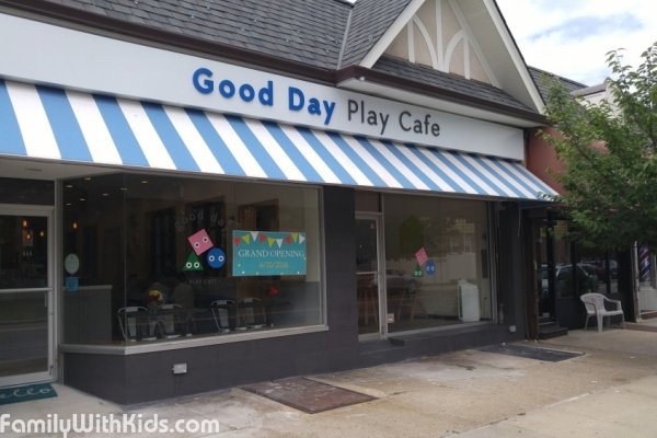 Good Day Play Cafe, kid-friendly кафе и джус-бар с игровой комнатой, Нью-Йорк, США
