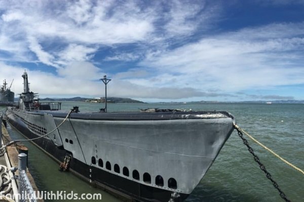 USS Pampanito (SS-383), музей, подводная лодка на причале 45 в Сан-Франциско, США