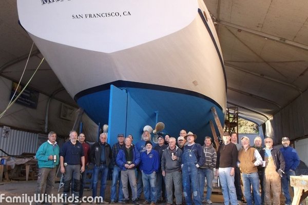 Educational Tall Ship S/V Matthew Turner, деревянный парусник, Саусалито, Калифорния, США