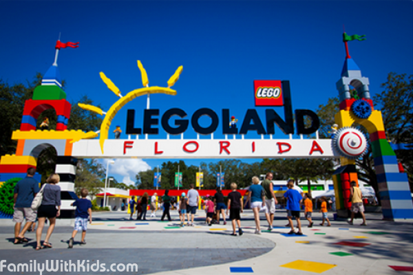 Legoland Florida, "Леголэнд Флорида", парк аттракционов, ботанический сад, аквапарк и отель во Флориде, США 