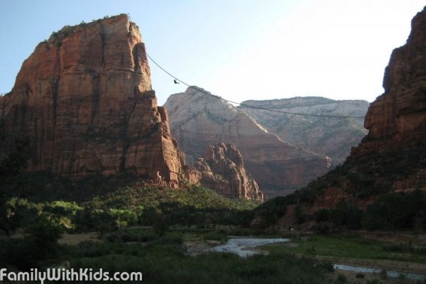 Zion National Park and Zion Canyon in Utah, USA