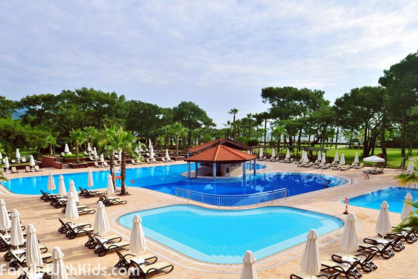 The Renaissance Antalya Beach Resort & Spa hotel at the Mediterranean Sea, Turkey